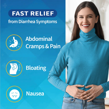 Anti-Diarrheal 2MG 250 Caplets Loperamax Diarrhea Relief - Exp 09/2027