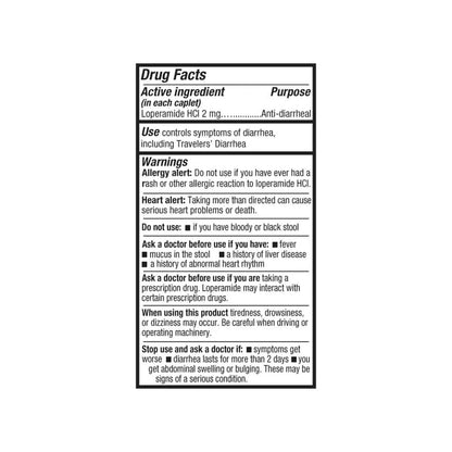 Anti-Diarrheal 2MG 200 Caplets - DBS LABS Diarrhea Relief - Exp 09/2027