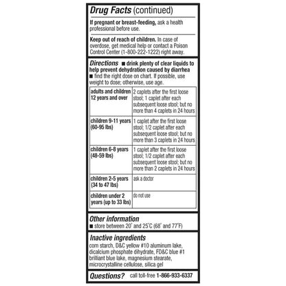 Anti-Diarrheal 2MG 200 Caplets - DBS LABS Diarrhea Relief - Exp 09/2027
